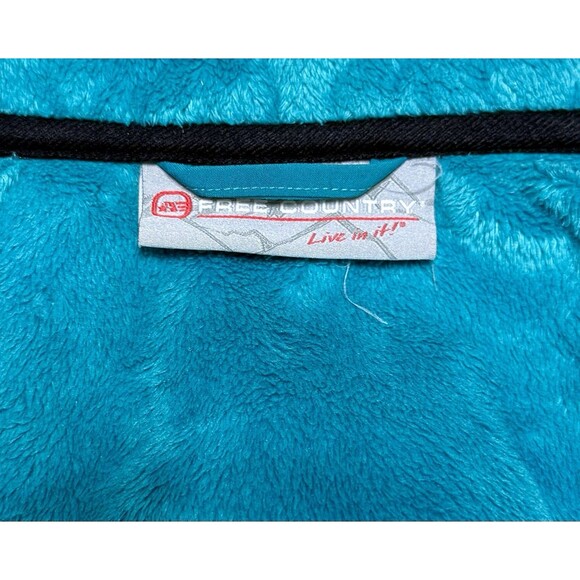 Free Country Women’s Rain Jacket | Teal And Gray Plaid | Women’s Size XL | - Picture 5 of 10